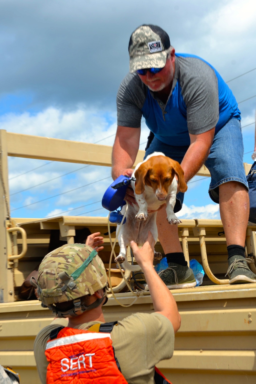 N.C. Guard Soldiers shuttle civilians across flooded waters during Hurricane Florence