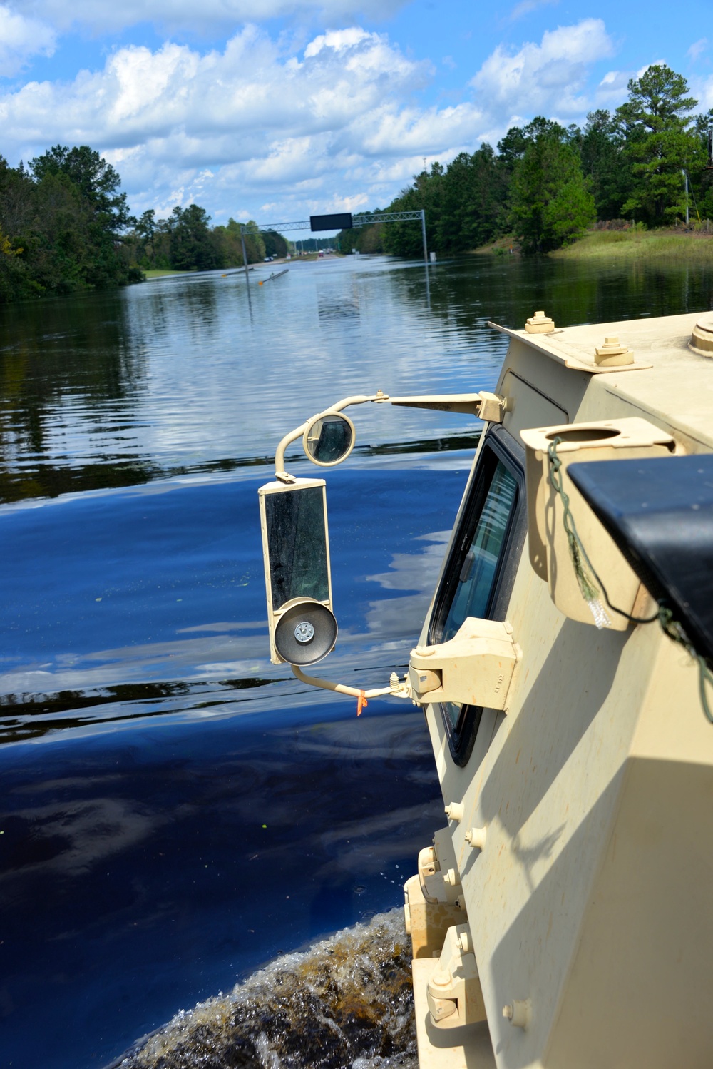 N.C. Guard Soldiers shuttle civilians across flooded waters during Hurricane Florence