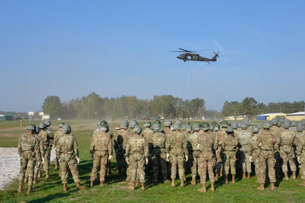 Air Assault Rappel at 7ATC, Germany