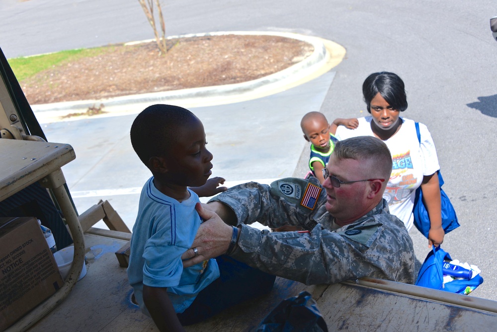 N.C. Guard Soldiers shuttle civilians across flooded waters during Hurricane Florence