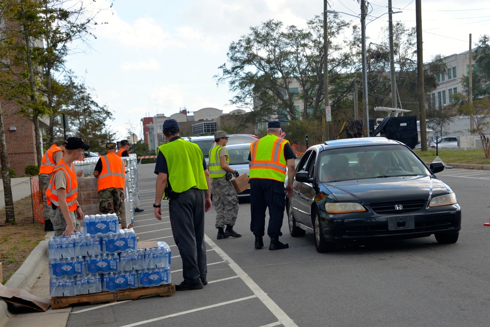 North Carolina National Guard Soldiers prepare for support operations for hurricane Florence in Youngsville NC.