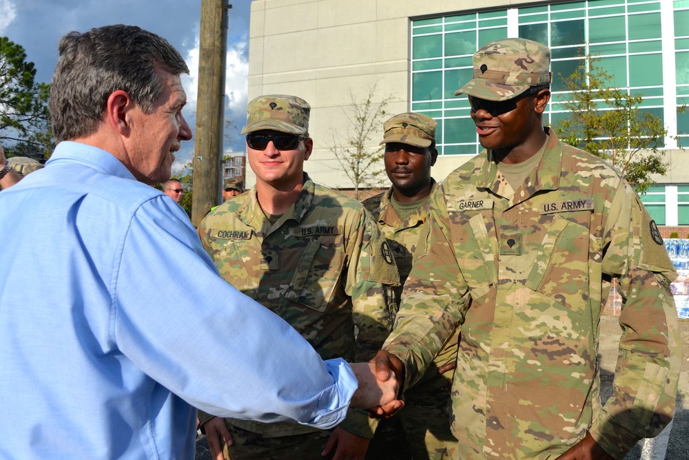 N.C. Guard Soldiers shuttle civilians across flooded waters during Hurricane Florence