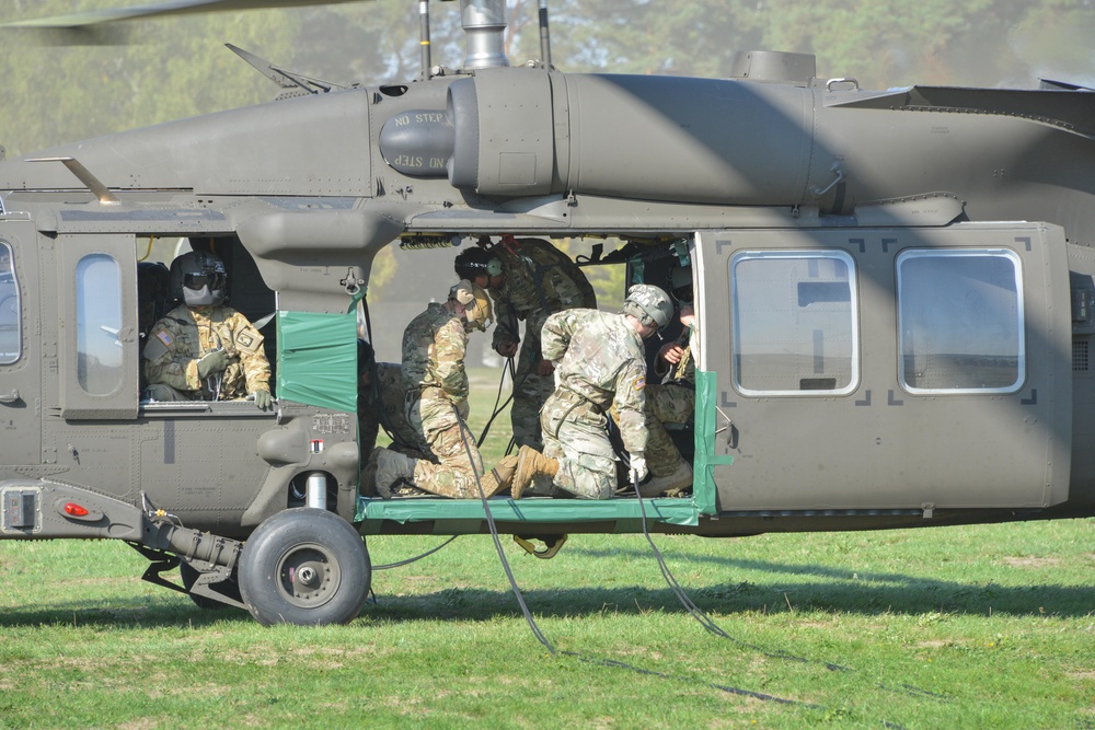 Air Assault Rappel at 7ATC, Germany