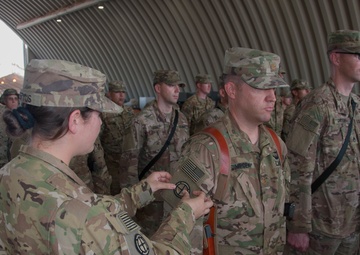 Aviation Unit Receives Combat Patch