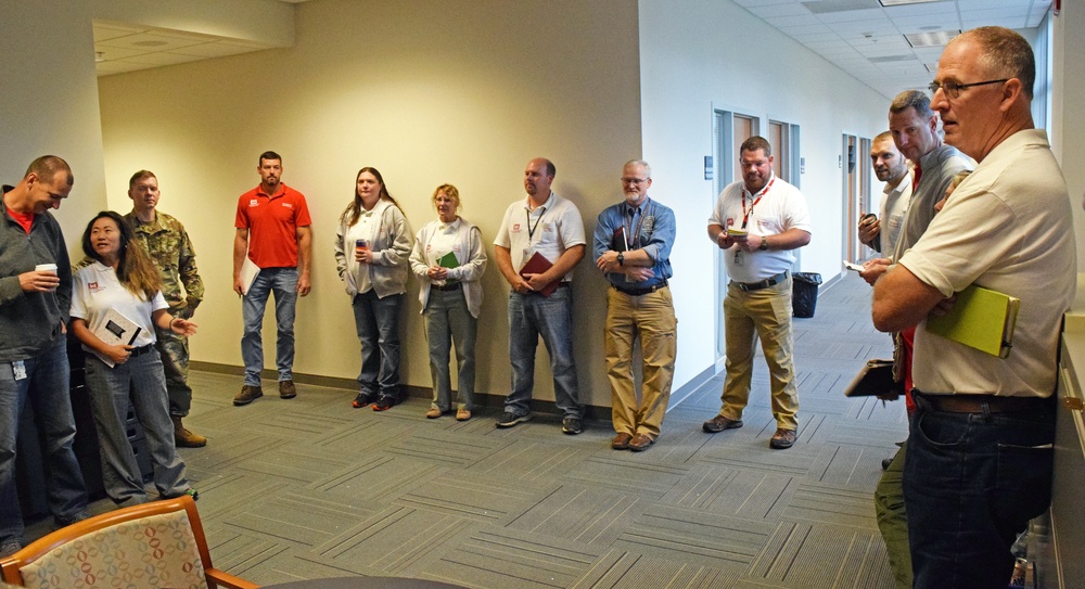 USACE team preps for the day’s Hurricane Florence recovery operations