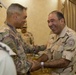 U.S. Army Lt. Gen. Michael X. Garrett visits with members of U.S. and  Egyptian military at Exercise Bright Star 18