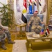 Lt. Gen. Michael X. Garrett, U.S. Army Central commander, visits with Egyptian and American forces in Egypt