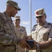 U.S. Army Lt. Gen. Michael X. Garrett visits with members of U.S. and  Egyptian military at Exercise Bright Star 18