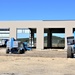 New storage building under construction at Sparta-Fort McCoy Airport