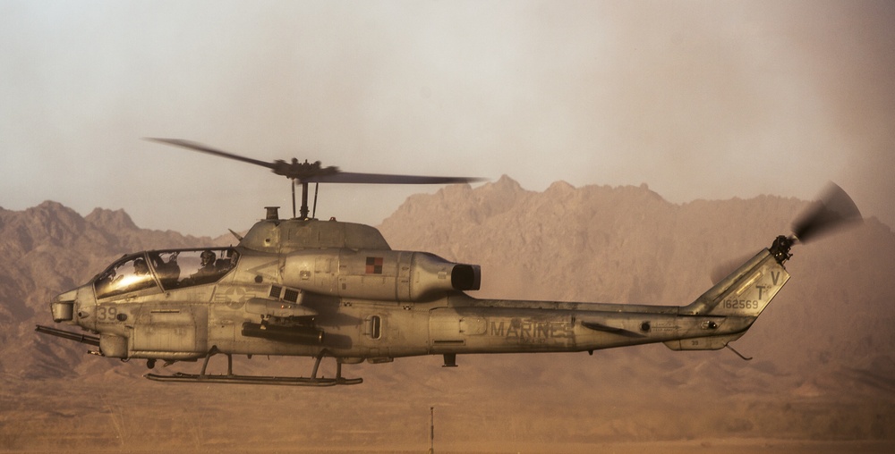 U.S. Marines Conduct Ordnance Loading &amp; Refueling Drills with UH-1Y Venom Helicopters