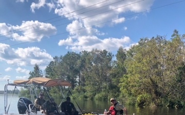 CBP BORSTAR Marine Units along with others on Hurricane Florence search and rescue mission