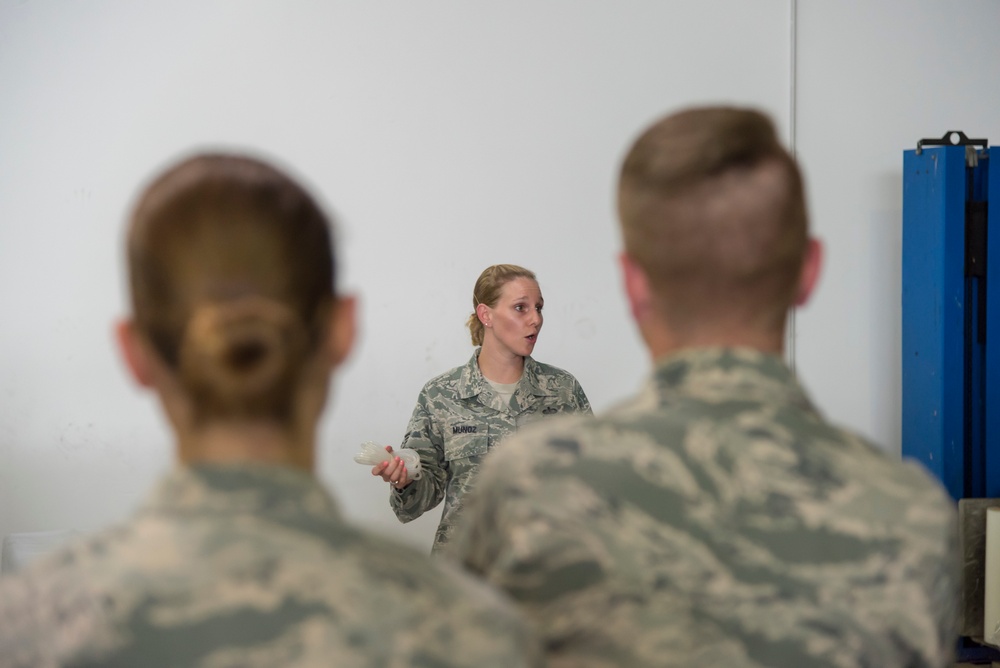 Airmen learn the importance of the human remains mission at Ramstein AB