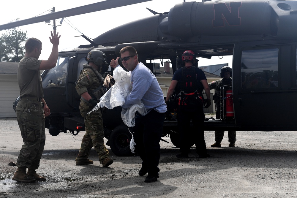 National Guardsmen Help in the Aftermath of Hurricane Florence