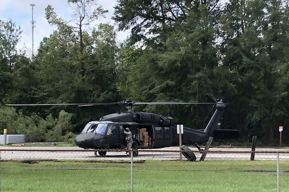 National Guardsmen Help in the Aftermath of Hurricane Florence