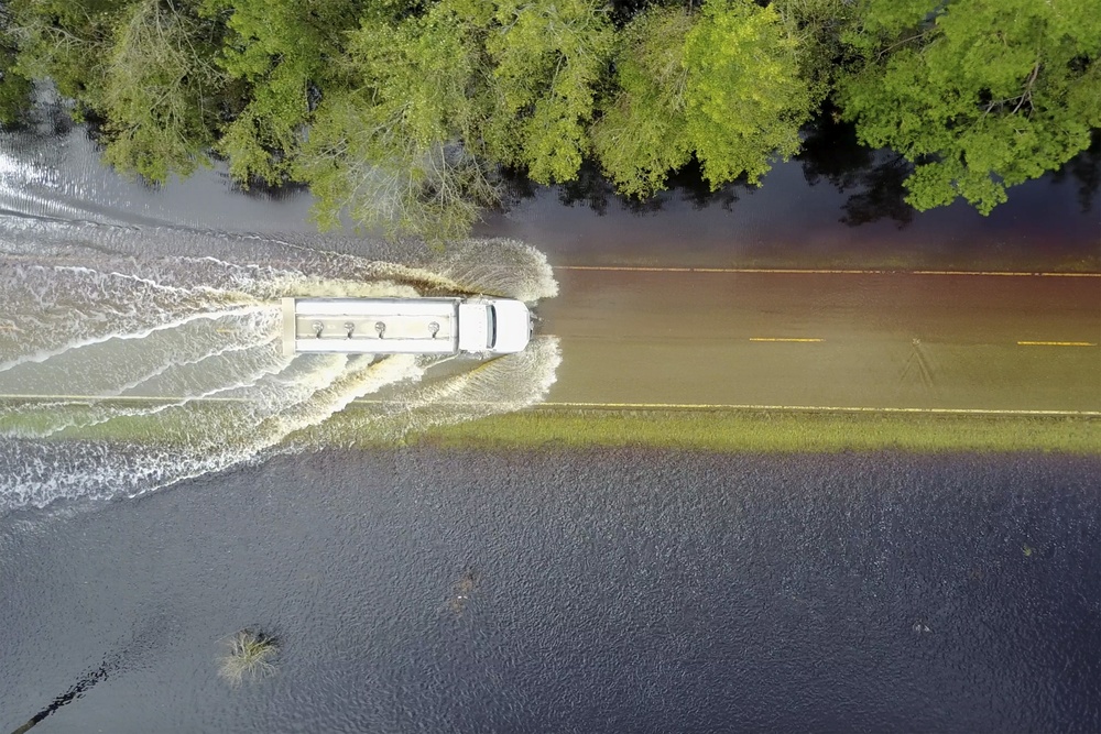 National Guardsmen Help in the Aftermath of Hurricane Florence