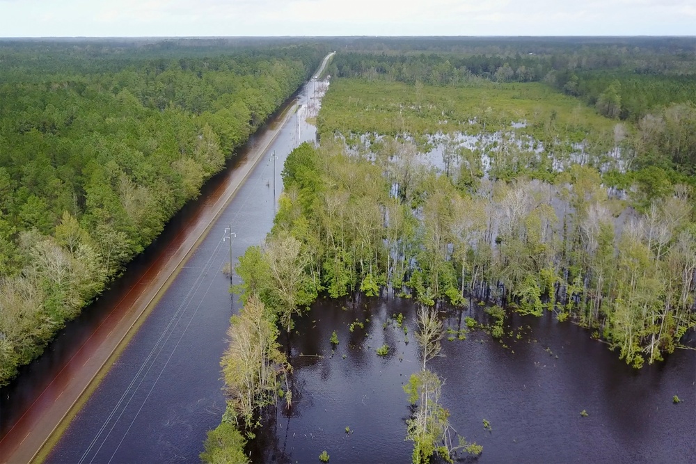 National Guardsmen Help in the Aftermath of Hurricane Florence