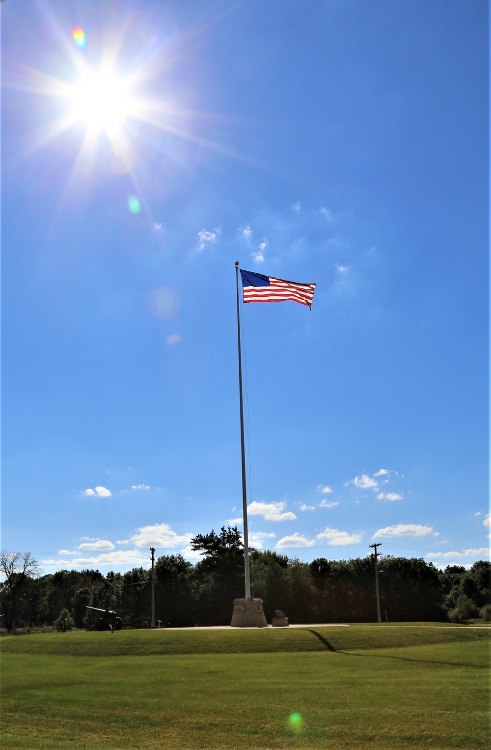 Fort McCoy and the American Flag