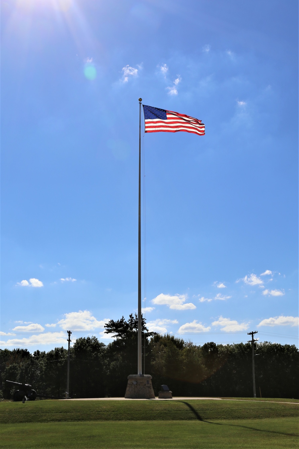 Fort McCoy and the American Flag