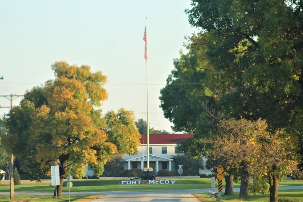 Fort McCoy and the American Flag