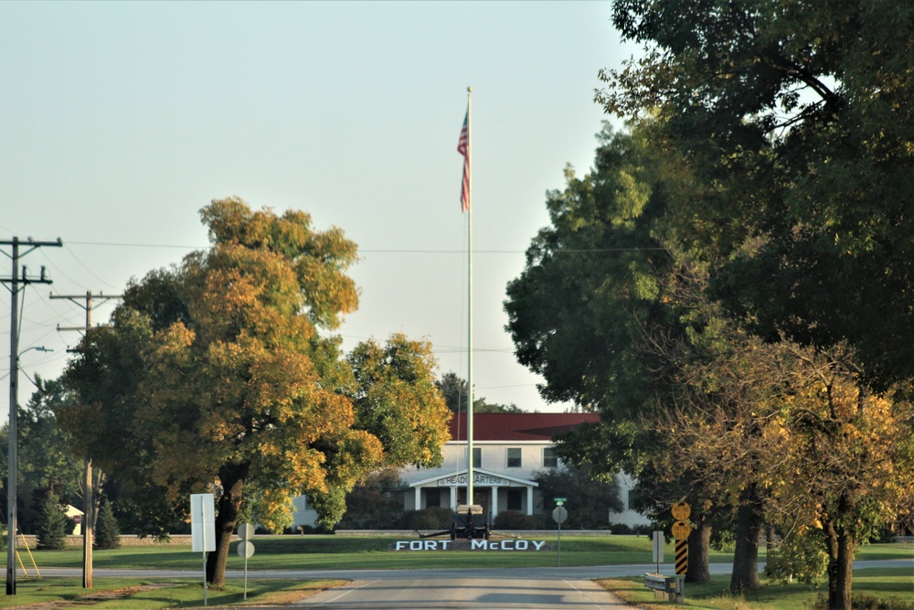 Fort McCoy and the American Flag