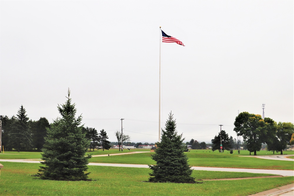 Fort McCoy and the American Flag