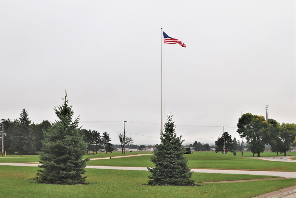 Fort McCoy and the American Flag
