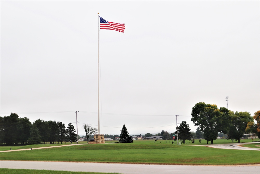 Fort McCoy and the American Flag