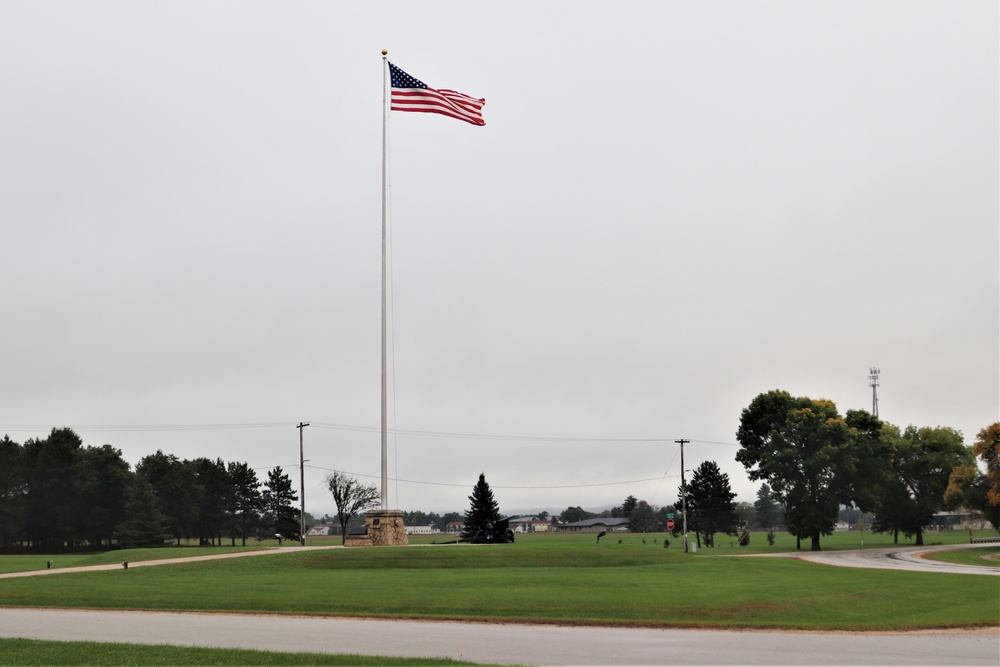 Fort McCoy and the American Flag