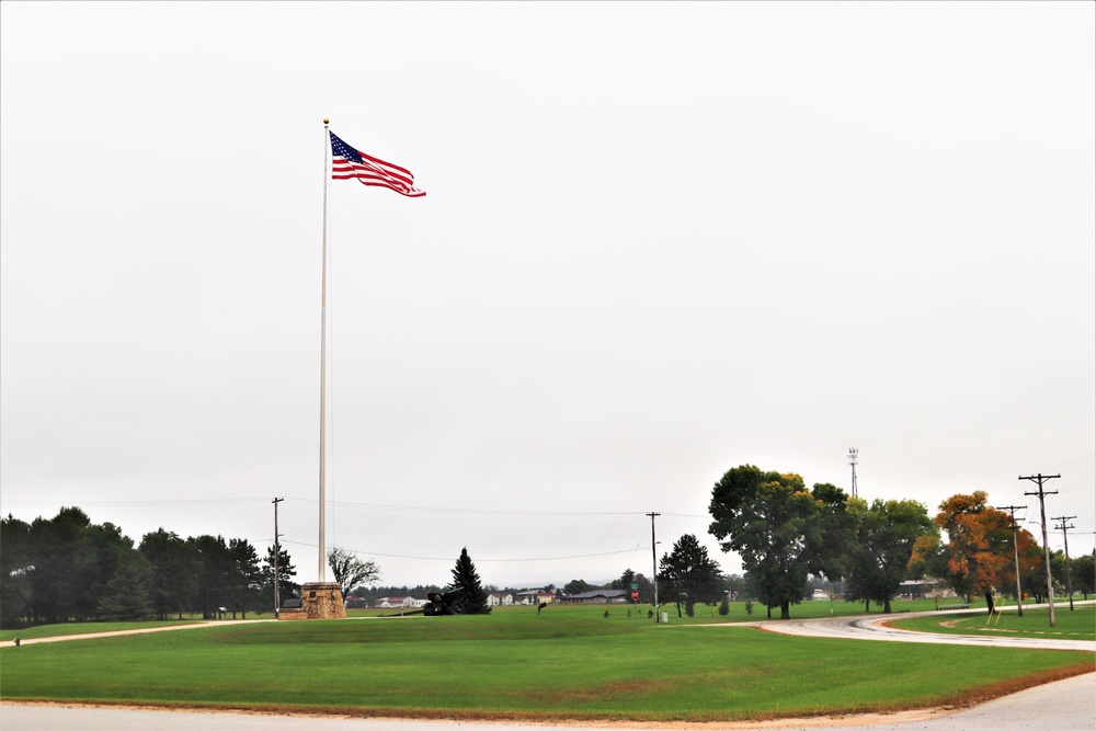 Fort McCoy and the American Flag