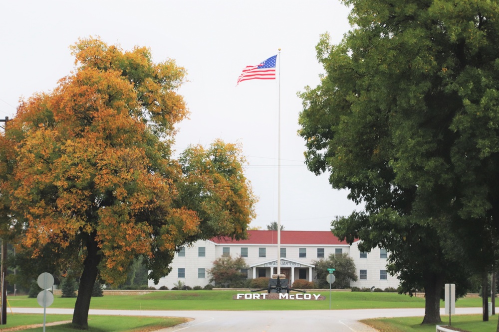 Fort McCoy and the American Flag
