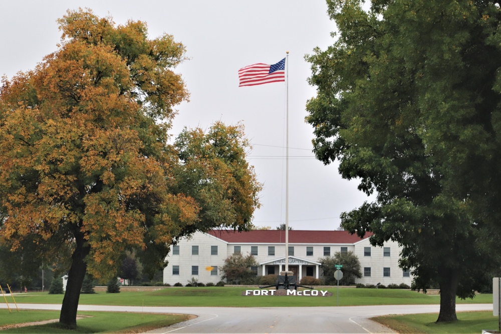 Fort McCoy and the American Flag