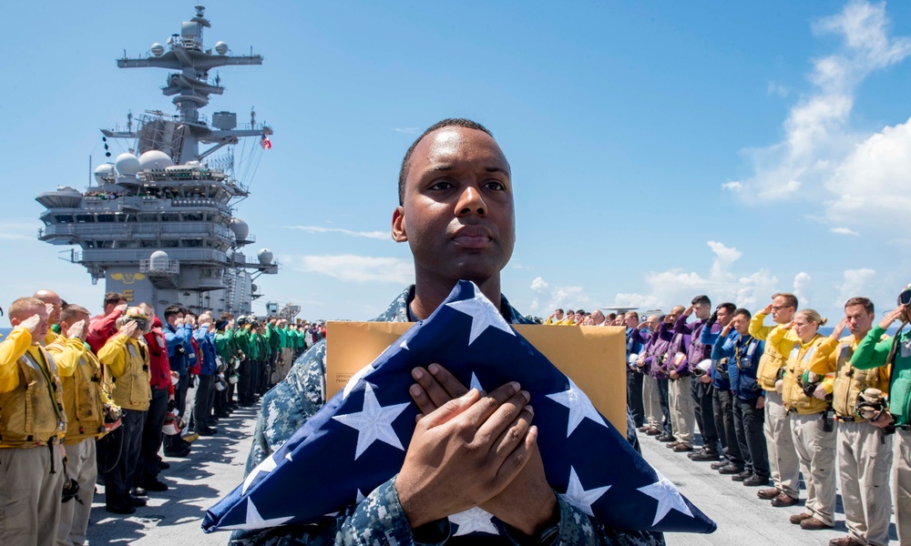Remains of GHWB Sailor Return Home