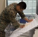 U.S. Marines clean commissary following Hurricane Florence