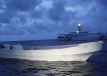 Coast Guard interdicts go-fast vessel off Puerto Rico, apprehends 3 smugglers, seizes $3.3. million in cocaine