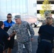 Senior leaders visit personnel on duty in the aftermath of Hurricane Florence