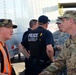 Senior leaders visit personnel on duty in the aftermath of Hurricane Florence