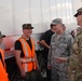 Senior leaders visit personnel on duty in the aftermath of Hurricane Florence