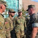 Senior leaders visit personnel on duty in the aftermath of Hurricane Florence