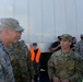 Senior leaders visit personnel on duty in the aftermath of Hurricane Florence