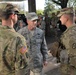 Senior leaders visit personnel on duty in the aftermath of Hurricane Florence