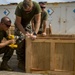 3rd Marine Regiment Combat Engineers make wooden crates