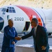 Air Station Kodiak, Office of Aviation Forces, Lockheed Martin representatives officially welcome HC-130J Super Hercules aircraft to Kodiak, Alaska