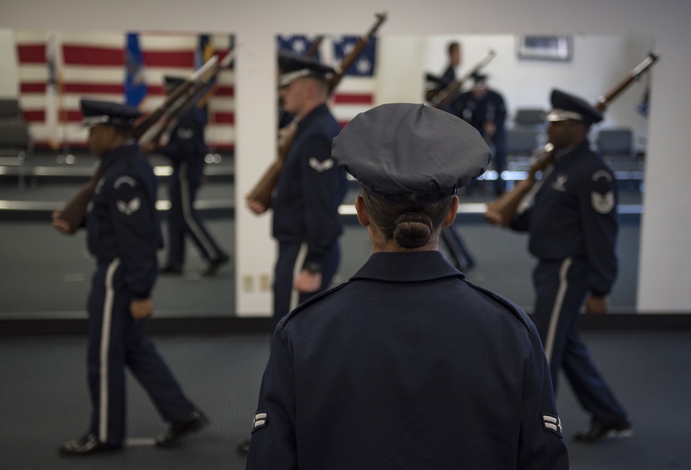 Ceremonial guardsmen ‘honor with dignity’