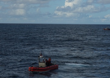 Coast Guard Cutter Hamilton oversees Surface Action Group North Carolina during Hurricane Florence response