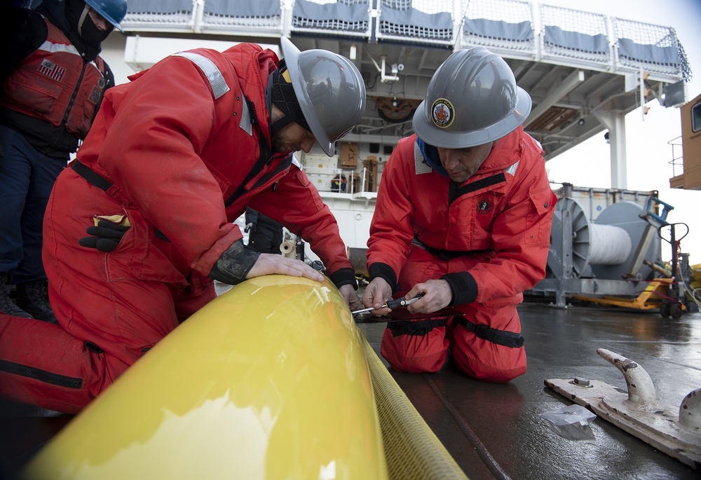 Coast Guard Cutter Healy conducts Arctic patrol in support of the Office of Naval Research