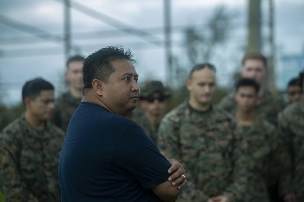 31st MEU Marines and Sailors clear the way after Typhoon Mangkhut in Rota, CNMI