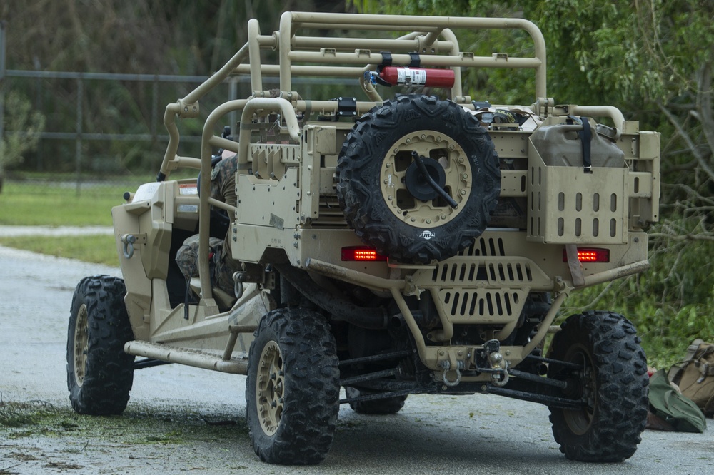 31st MEU Marines and Sailors clear the way after Typhoon Mangkhut in Rota, CNMI