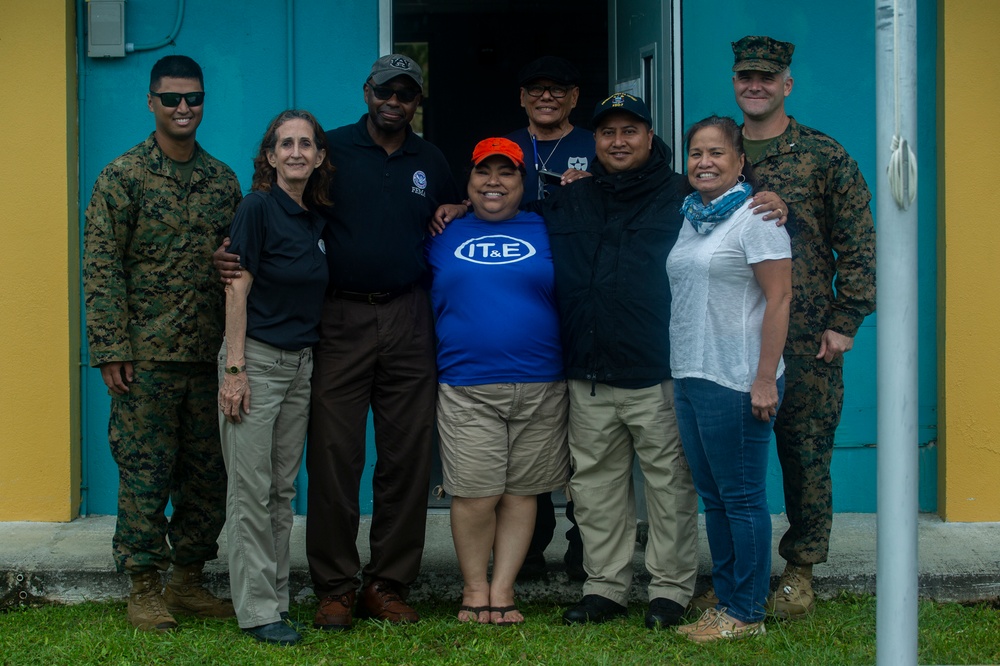 31st MEU Marines and Sailors clear the way after Typhoon Mangkhut in Rota, CNMI