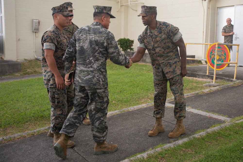 Corps Influence | 3rd MLG welcomes the R.O.K. Marine Corps Sgt. Maj.