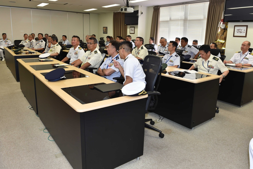 CNFJ/CNRJ hosts Japanese Ministry of Defense Joint Staff College Senior Officers YOKOSUKA, Japan
